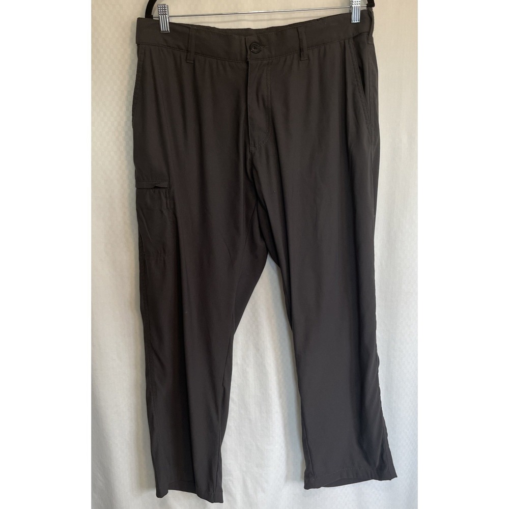 UB Tech Cargo Pants Mens 34x30 Gray  Nylon Stretch Outdoor Hiking Gorpcore Trail